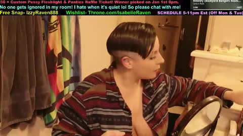 IsabelleRaven online show from January 12, 11:34 pm