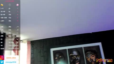 Aaron online show from September 10, 7:15 pm