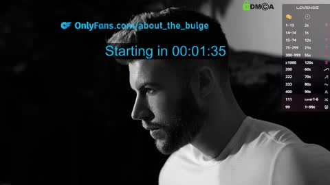 Snapshot of about_the_bulge chatting on March 5, 3:29 am about_the_bulge online show from March 5, 3:29 am