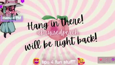 Peach online show from June 10, 2:55 am