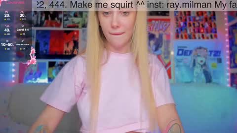 Snapshot of alicemilman chatting on February 8, 12:28 pm Alice  online show from February 8, 12:28 pm