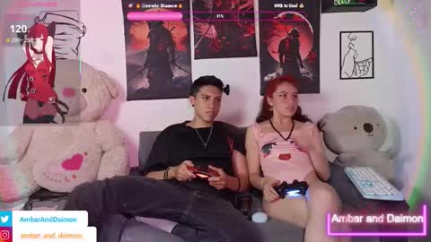 Snapshot of ambar_and_daimon_ chatting on October 28, 6:58 am AMBAR AND DAIMON online show from October 28, 6:58 am