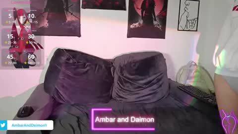 Snapshot of ambar_and_daimon_ chatting on September 9, 10:48 am AMBAR AND DAIMON online show from September 9, 10:48 am
