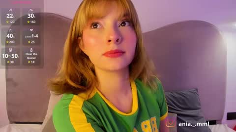 Snapshot of ania_mml chatting on February 22, 8:20 pm Ania online show from February 22, 8:20 pm