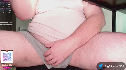 Snapshot of billyman503 chatting on January 29, 9:12 am BillyMan online show from January 29, 9:12 am