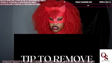 Queen Siren online show from January 7, 1:49 pm