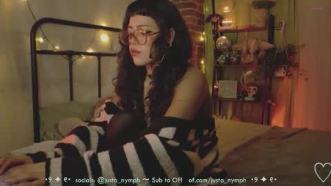   Im Nym  Justa nymph on twitter and IG online show from February 13, 12:25 am