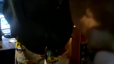 Snapshot of brushsquach chatting on January 26, 6:07 am Steve... aka SkinnieDippin aka TimberTramp online show from January 26, 6:07 am