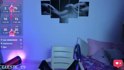 Snapshot of celeste_l29 chatting on October 15, 5:36 pm celeste online show from October 15, 5:36 pm