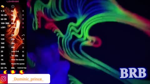 DOMINIC PRINCE   online show from November 10, 12:08 pm