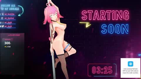 Snapshot of el_xox chatting on February 8, 11:34 pm el XoX online show from February 8, 11:34 pm