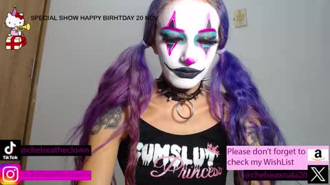 Chelsea  Please help me to reach 100 thumbs up online show from November 15, 10:44 pm