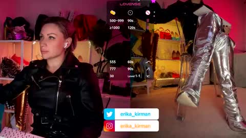 Erika      online show from January 9, 2:33 pm