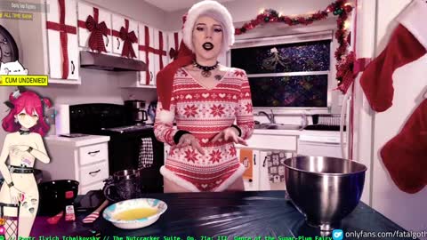 Snapshot of fatalgoth chatting on December 25, 4:22 am  Lily  Waifu  online show from December 25, 4:22 am
