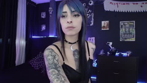 Snapshot of goddess_mortem chatting on January 17, 12:10 pm Mortem model independientfollow me on my telegram channel   online show from January 17, 12:10 pm