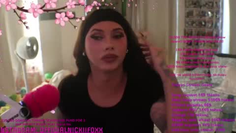 Nicki Foxx online show from August 8, 2:54 am