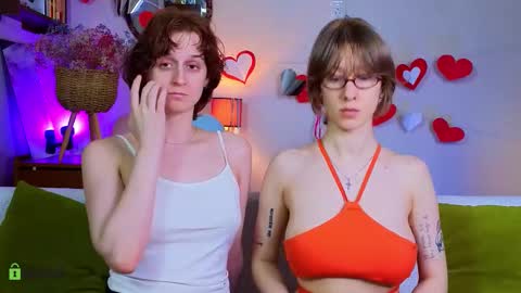 Hey Guys We are Julia ginger  Tina brunette online show from February 12, 8:45 pm