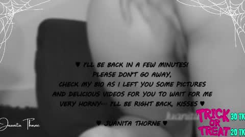  JUANITA THORNE 2 online show from October 27, 1:16 am