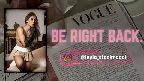 INSTA leylasteel model         online show from May 28, 12:58 pm