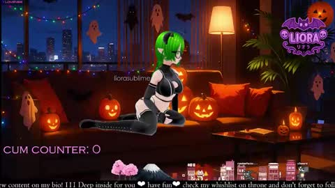 Snapshot of liorasublime chatting on October 2, 1:59 am im Liora uwu online show from October 2, 1:59 am