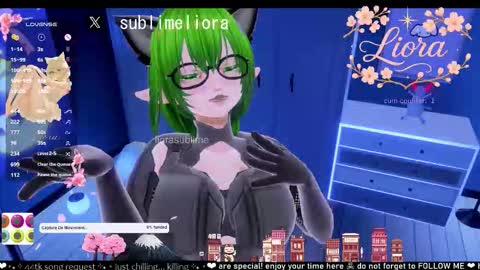 Snapshot of liorasublime chatting on September 15, 6:04 am im Liora uwu online show from September 15, 6:04 am