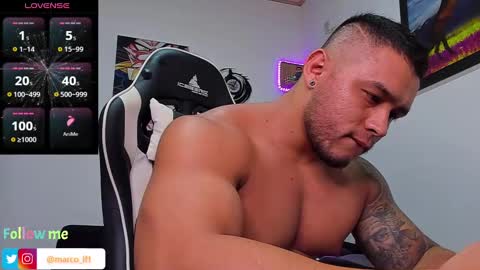 Snapshot of marco_diaz1 chatting on March 1, 12:28 am Marco Diaz online show from March 1, 12:28 am