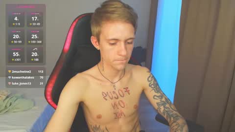 Max Gen with tats 24years  And Ethan without tats 20 years online show from March 3, 2:39 pm