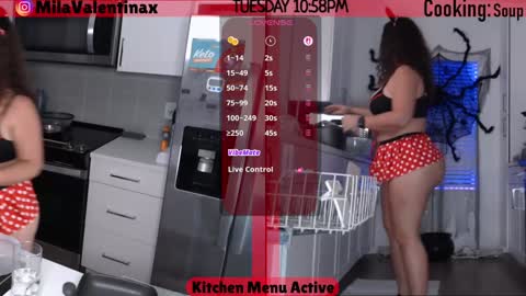 Snapshot of milavalentinax chatting on October 22, 2:59 am Mila Valentina online show from October 22, 2:59 am