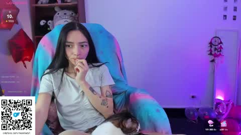 Snapshot of moonlady_ chatting on March 6, 1:16 am MOON online show from March 6, 1:16 am