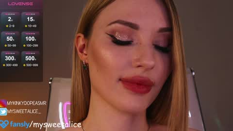 mysweetalice online show from December 25, 9:54 pm