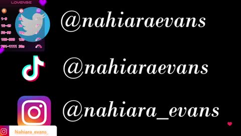 Snapshot of nahiara_evans_ chatting on December 17, 7:07 am NAHIARA EVANS online show from December 17, 7:07 am