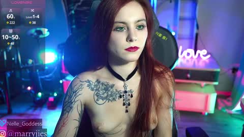 Snapshot of nelle_ chatting on December 6, 7:04 am online show from December 6, 7:04 am