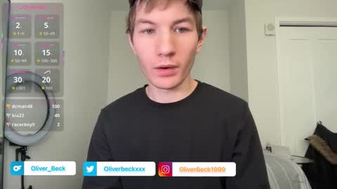 Oliver Beck online show from January 11, 8:26 pm