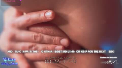 Lana Lexx online show from March 27, 10:22 pm