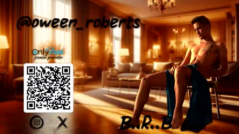 Snapshot of oween_roberts chatting on October 22, 4:52 pm Oween online show from October 22, 4:52 pm
