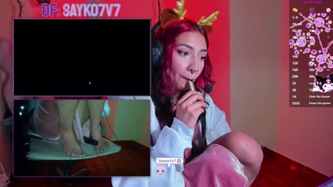 Snapshot of saiko7w7 chatting on December 9, 11:34 pm OF 15 off -  online show from December 9, 11:34 pm