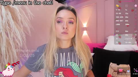 SaraAvila  online show from February 2, 3:10 am