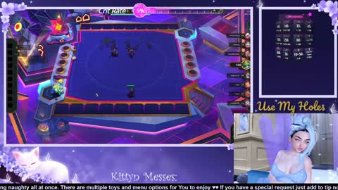 Snapshot of sassykittyn chatting on December 9, 6:12 am Sassy Sami Kittyn online show from December 9, 6:12 am