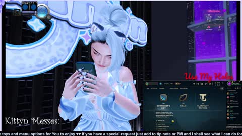 Snapshot of sassykittyn chatting on January 13, 6:16 am Sassy Sami Kittyn online show from January 13, 6:16 am