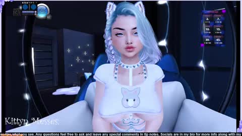 Snapshot of sassykittyn chatting on February 26, 6:51 am Sassy Sami Kittyn online show from February 26, 6:51 am