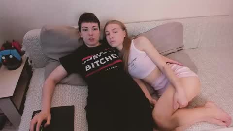 Amanda and  pair in a real life we love each other but can play with you online show from March 11, 9:12 am