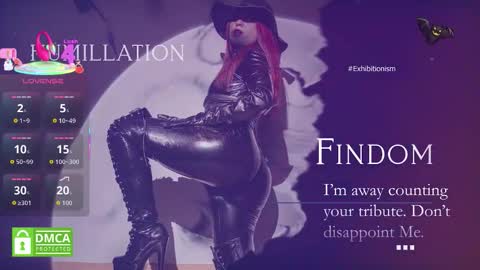 Your mistress Sharon  online show from October 23, 2:57 am