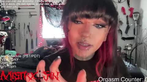 Mistrx Sin online show from February 27, 8:34 pm