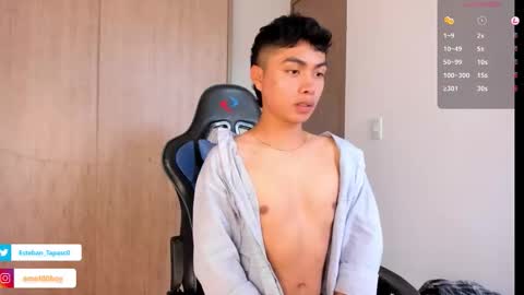 Snapshot of steven_twink07 chatting on October 10, 9:52 pm Esteban online show from October 10, 9:52 pm