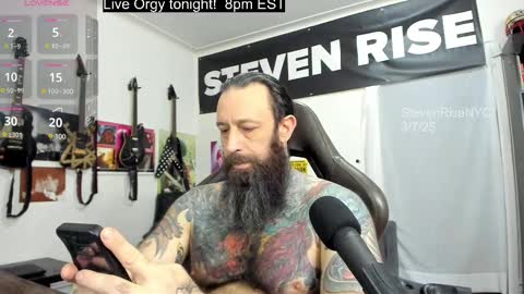 StevenRiseNYC online show from March 7, 2:45 pm