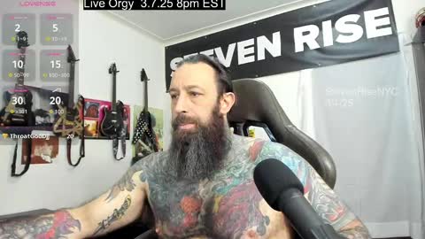 StevenRiseNYC online show from March 6, 2:51 pm