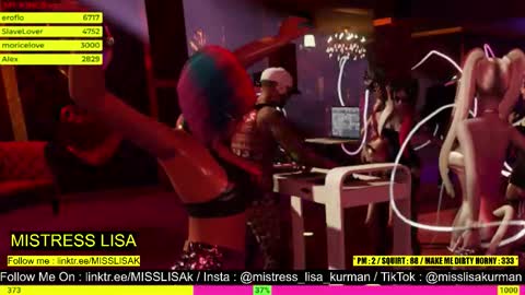  MISTRESS LISA  FIRST 3DXCHAT CAMGIRL   3dxchat anime gaming mistress domina online show from October 24, 10:54 pm