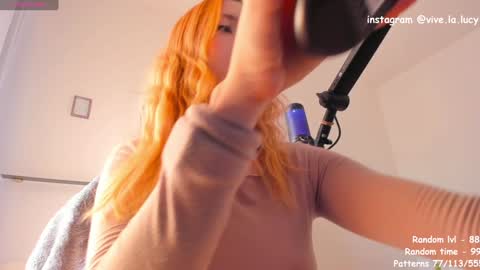 Snapshot of thatgirl___ chatting on December 9, 8:44 am my name is Lucy online show from December 9, 8:44 am