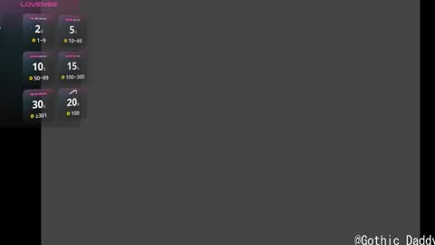 Gothic Daddy online show from October 30, 5:08 am