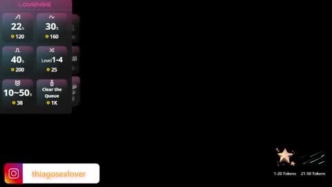 Thiago sexlover online show from February 10, 4:30 am